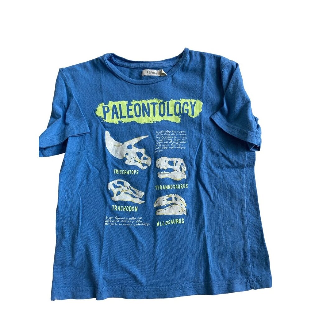 Sfera Blue Short Sleeve T-shirt Dinosaur bones 5 - 6